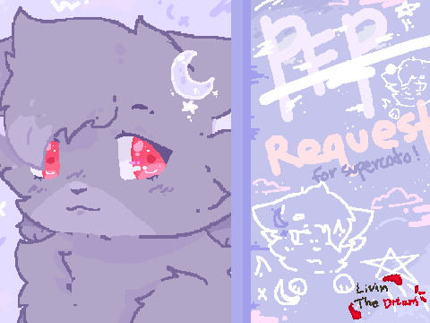 ☾⋆⁺₊⋆ Pfp request for supercato123_the2nd!- LivinTheDreamYa!