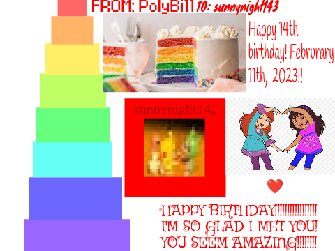Happy Birthday sunnynight143!