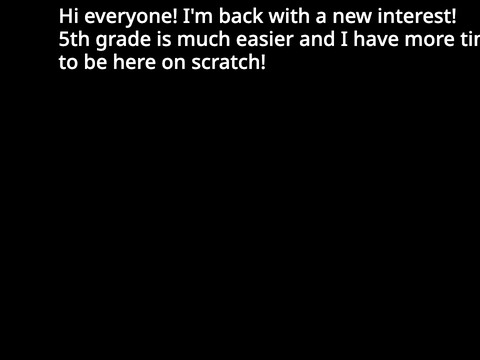 I'm back :) 