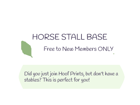 Horse Stall Base | New HP Members