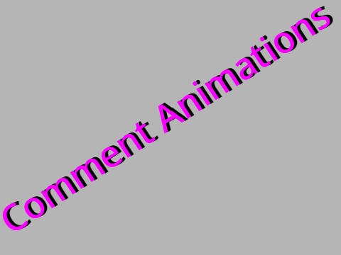 Comment Animations