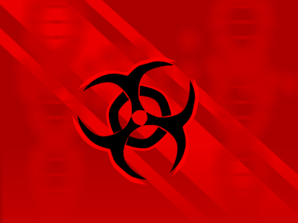 cool animation/biohazard symbol vector