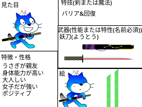 光ノ刃キャラ案
