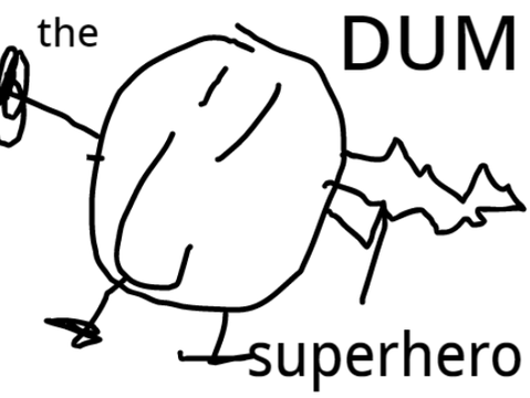 the dum superhero