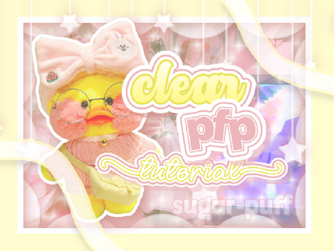★꒱ clear pfp tutorial ♡⸝⸝
