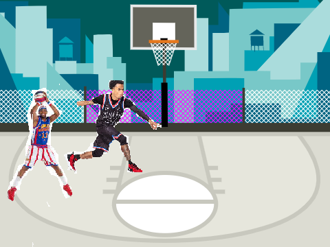 The Harlem Globetrotters' Amazing Shot