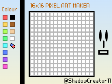 16x16 Pixel Art Maker 