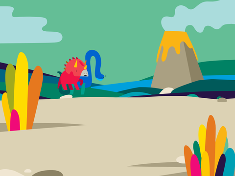 Dino chase!