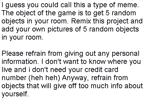 5 Random things in My Room[1]