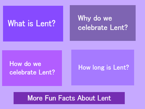 Lent Project for School