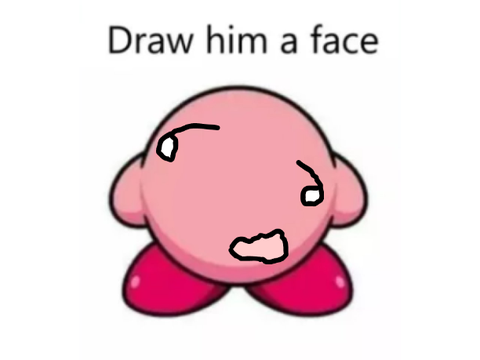 Remix and give kirby a bocchi face
