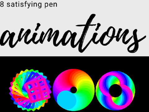8 satisfying pen animations