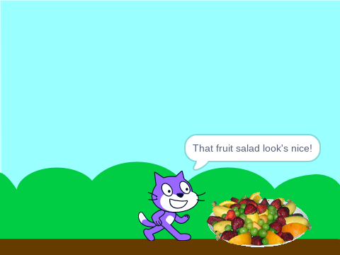 talk to scratch cat!