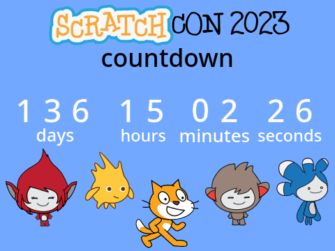 The official SCRATCHCON Countdown! #Trending