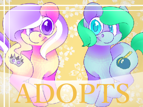 PONY ADOPTS [CLOSED] || 6/6 TAKEN 