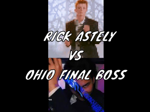 Rick Astely VS Ohio Final Boss // #All #Comparison #Edits #Animations
