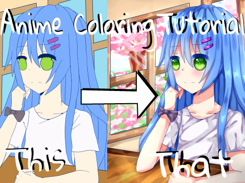Anime Coloring Tutorial
