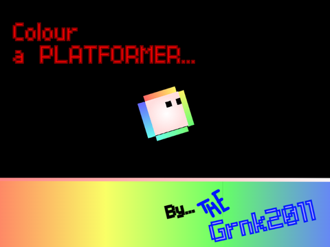 (Rainbow mix) Colour-a Platformer :D #rainbow #game