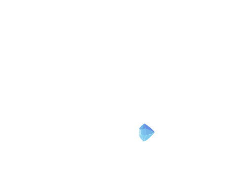 diamond makes rainbow shapes