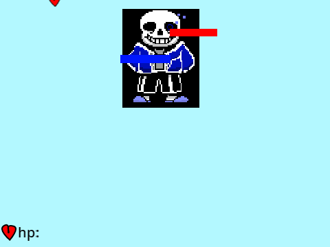 when u fight glitch sans