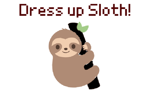 Dress up Sloth!