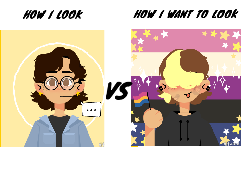 How I look v. How I want to look