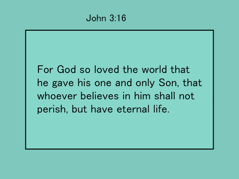 John 3:16