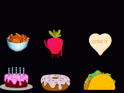 Click your favorite food!
