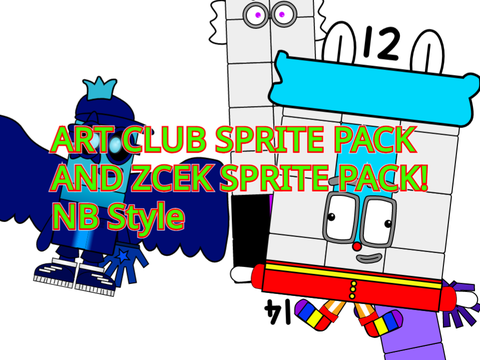 Art Club Sprite Pack!