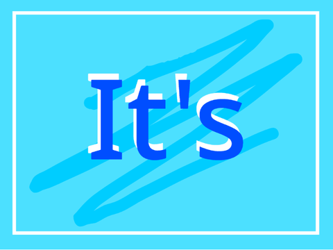 It's