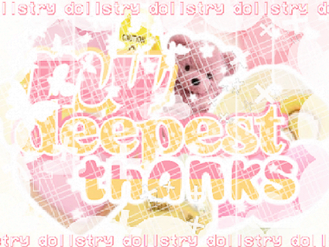 My deepest thanks <3