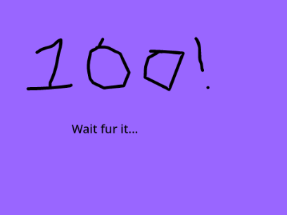 Yay!!! 100 followers!