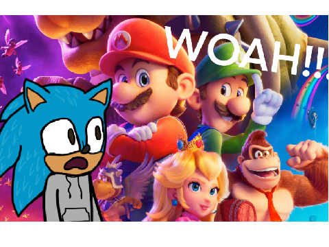 Blue Reacting To The New Mario Poster!