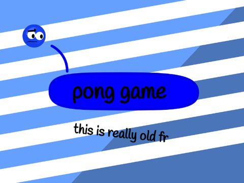 pong game (very old)