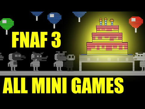 All FNaF 3 Minigames