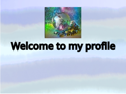 Welcome to my profile