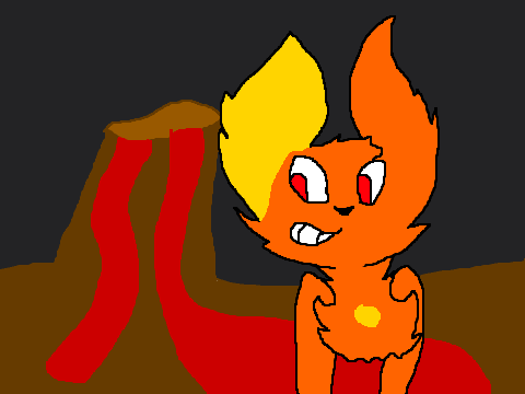 CLOSED! 50 follower DTA Adoptables! Volcano Cats! remix