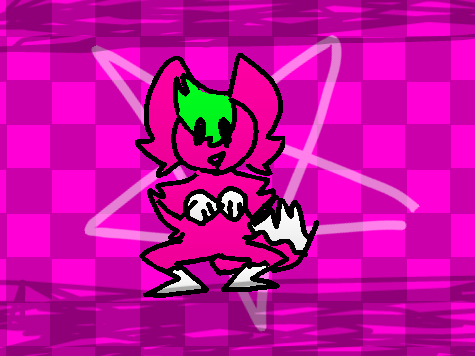 (test)Roxy doing the spooky month dance while my epic playlist is in the background