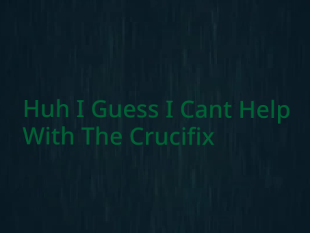 using the crucifix on flashlight in doors (teallight)