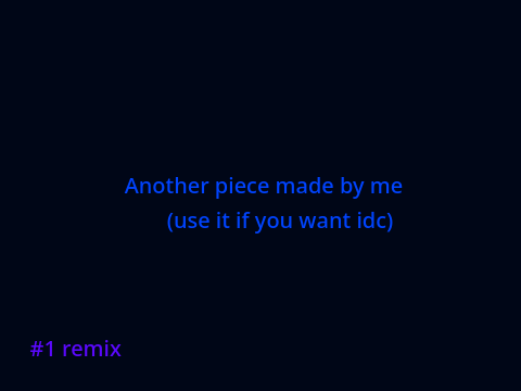 unamed song the remix