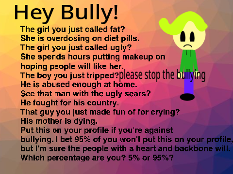 HEY BULLY! STOP!   #Stop Bullying remix remix remix remix remix remix