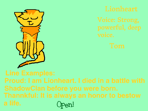 Bramblestar's 9 Lives Auditions! remix