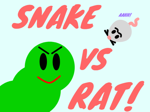 Snake vs Rat! #Games