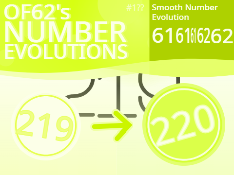 Smooth Number Evolution | 219 -> 220