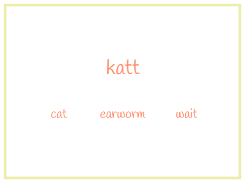 Practice Swedish Vocab!