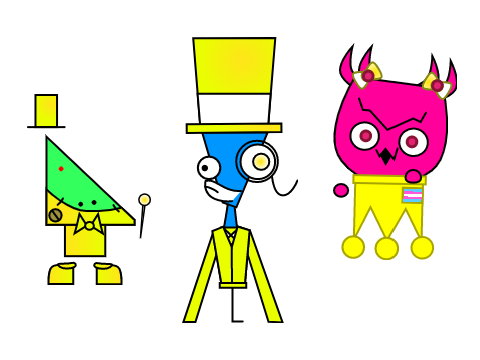 Start a remix chain where you make some OCs (17)