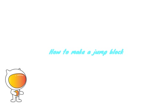 how to make a jump block #tutorials