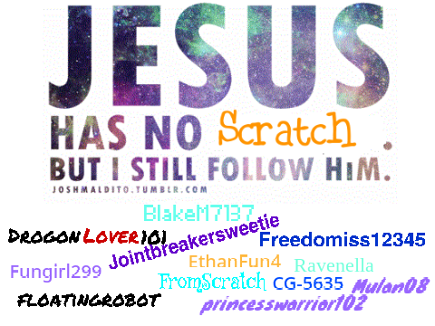 Sign your username or name if you accept Jesus
