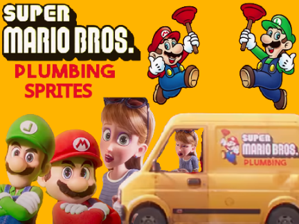 The Super Mario Bros. Movie Plumbing Sprites