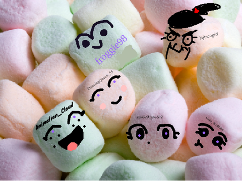 Add yourself as a marshmallow... #art #all remix remix remix remix